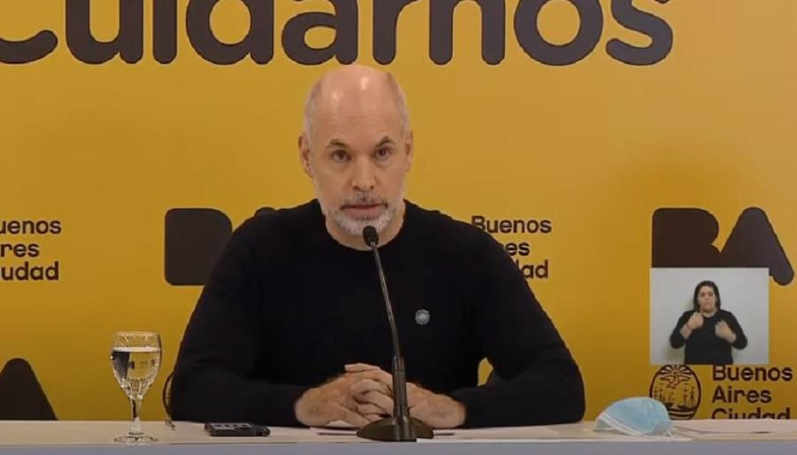 Horacio Rodríguez Larreta por nuevas medidas, foto captura