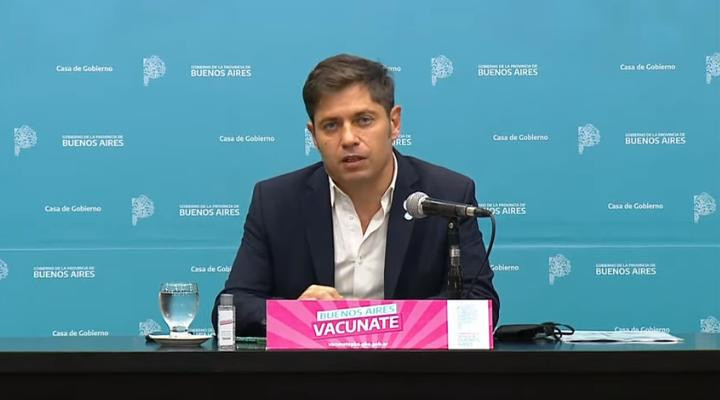 Conferencia de prensa de Axel Kicillof