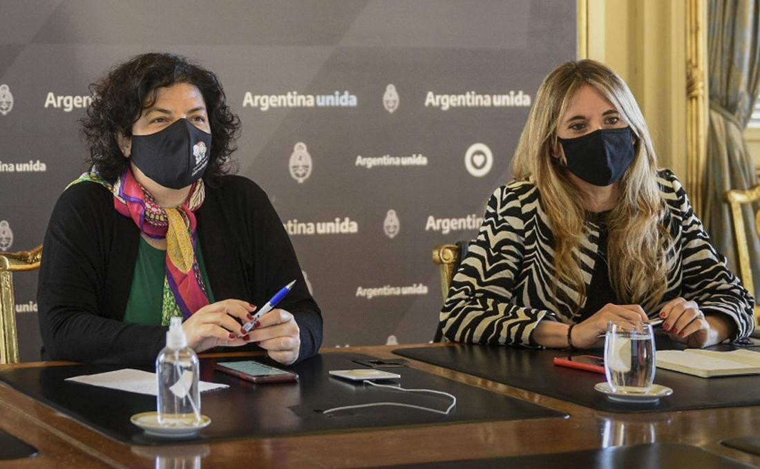 Carla Vizzotti, ministra de Salud de la Nación, Ministerio de Salud, Cecilia Nicolini, asesora presidencial, NA