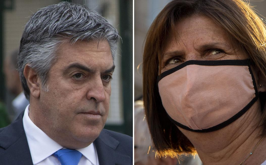 Gregorio Dalbón y Patricia Bullrich, Fotos NA