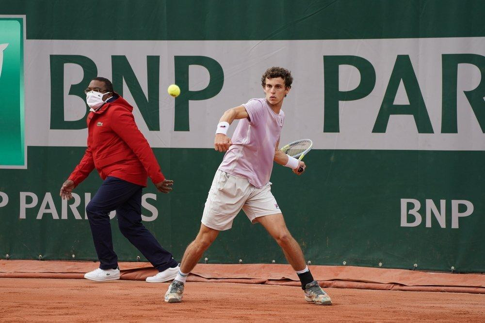 Juan Manuel Cerúndolo en Roland Garros