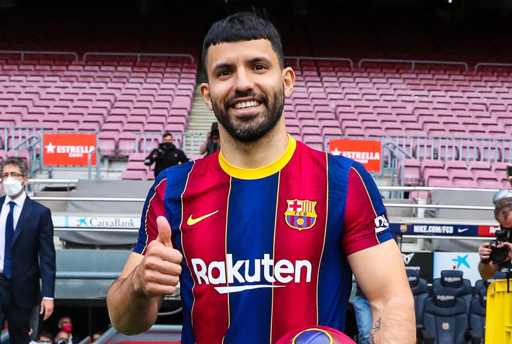 Sergio Kun Aguero, Barcelona FC, fútbol español, Foto NA