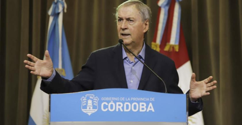 Juan Schiaretti, gobernador de Córdoba, NA