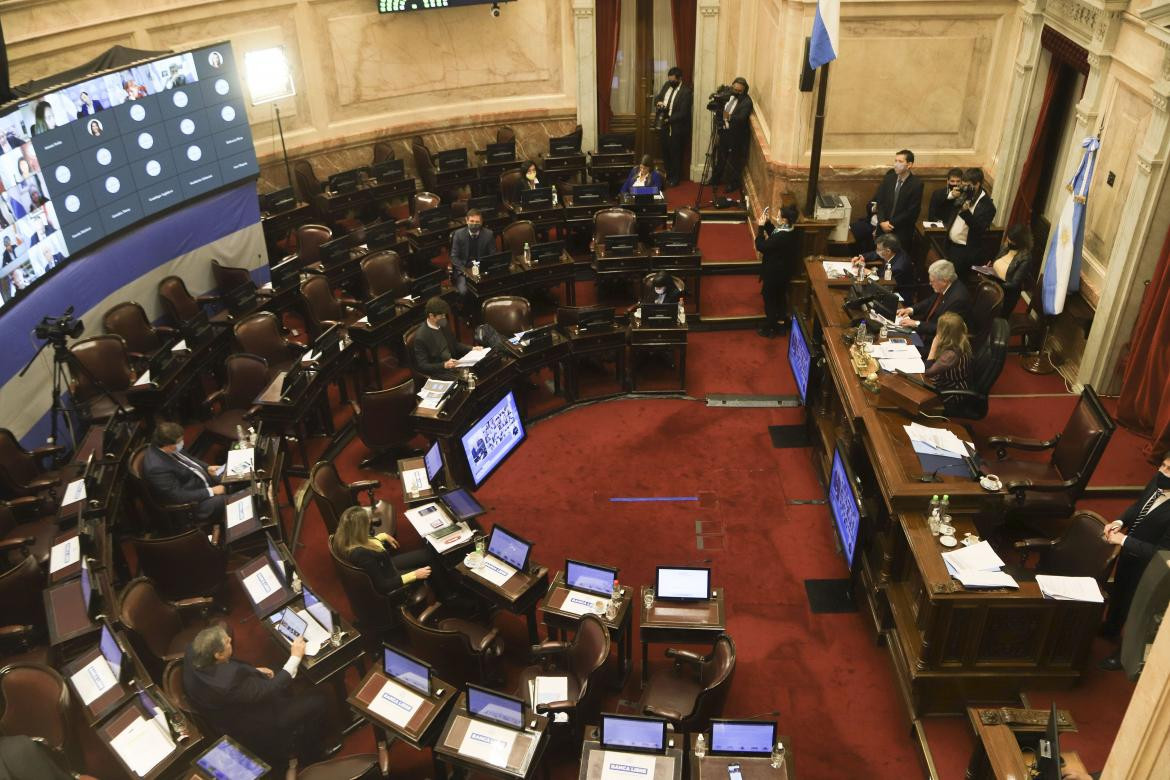 Sesión especial en Senado, AGENCIA NA