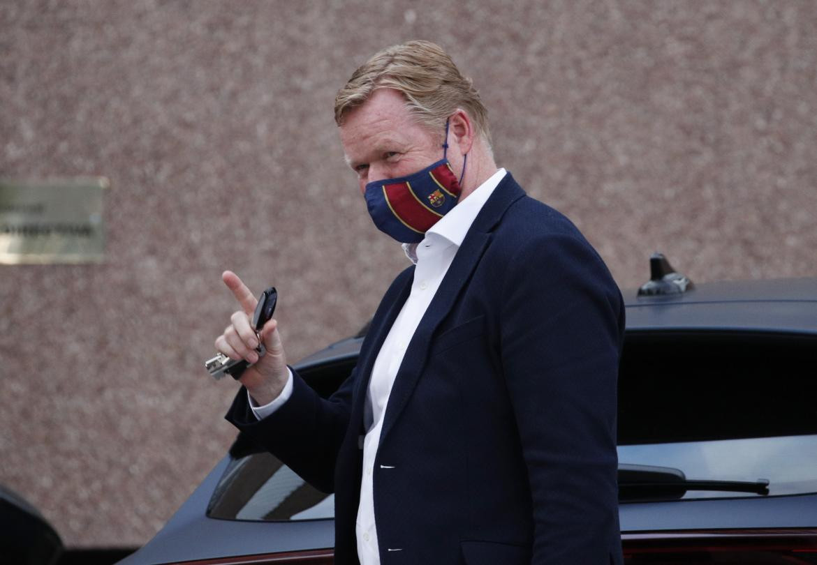 Ronald Koeman en Barcelona, REUTERS