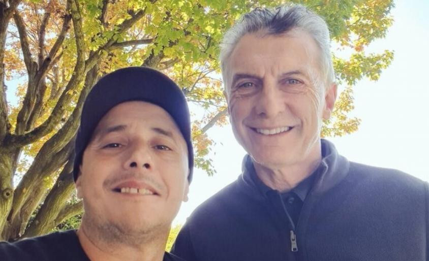 El Dipy junto a Mauricio Macri