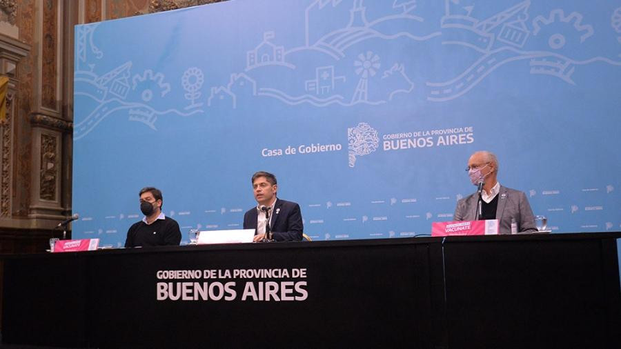 Conferencia de prensa de Axel Kicillof