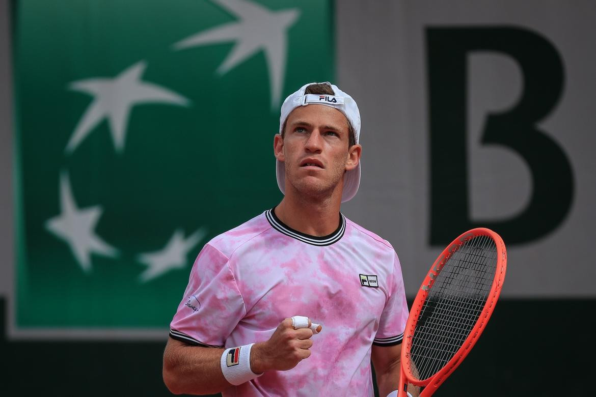 Festejo de Diego Schwartzman, AGENCIA EFE