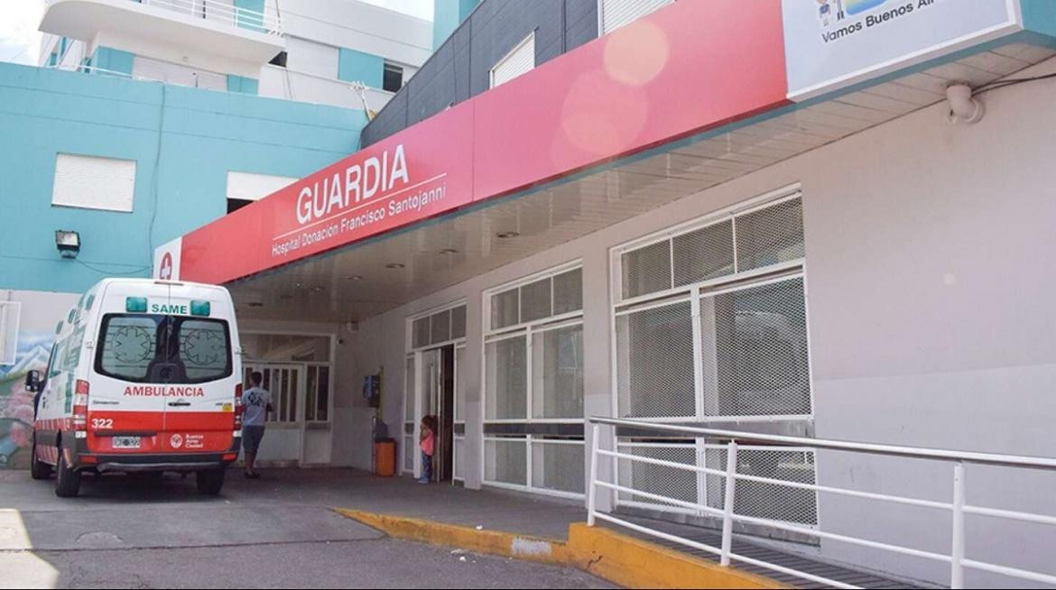 Guardia del Hospital Santojanni, Foto: GCBA