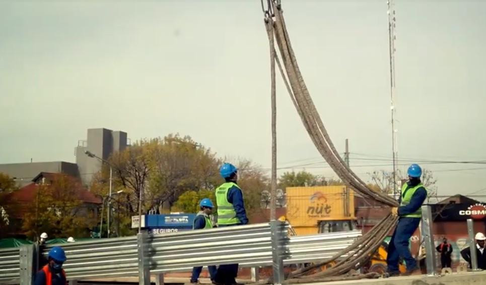 Obras en el puente de San Antonio de Padua