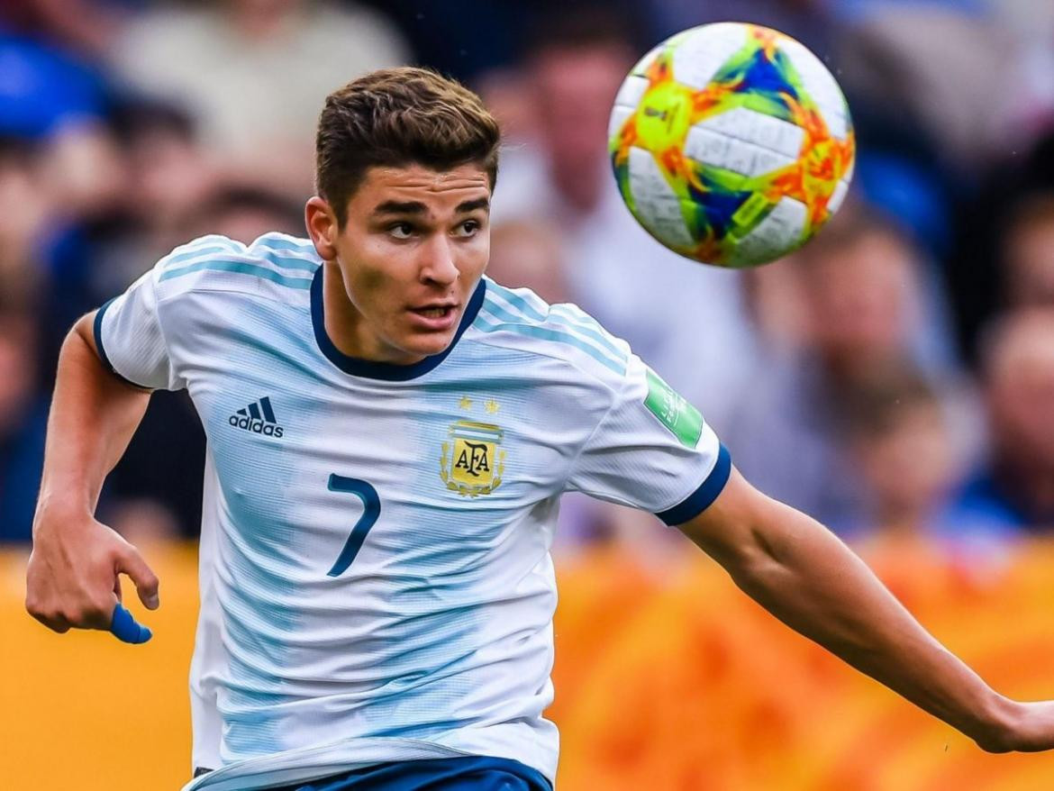 Julián Álvarez en la Selección Argentina