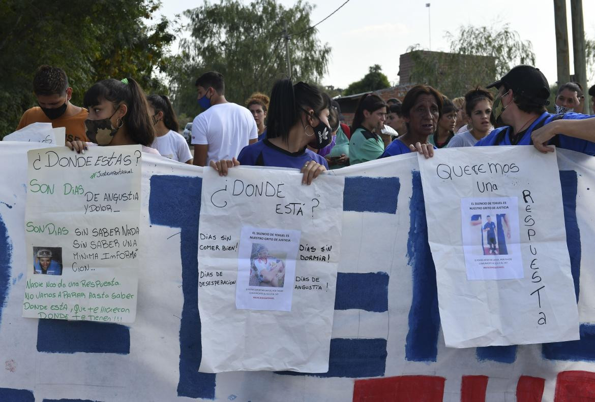 Marcha por aparición de Tehuel de la Torre, NA