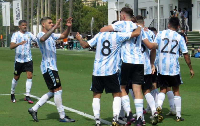 Selección Argentina sub-23, amistoso, NA