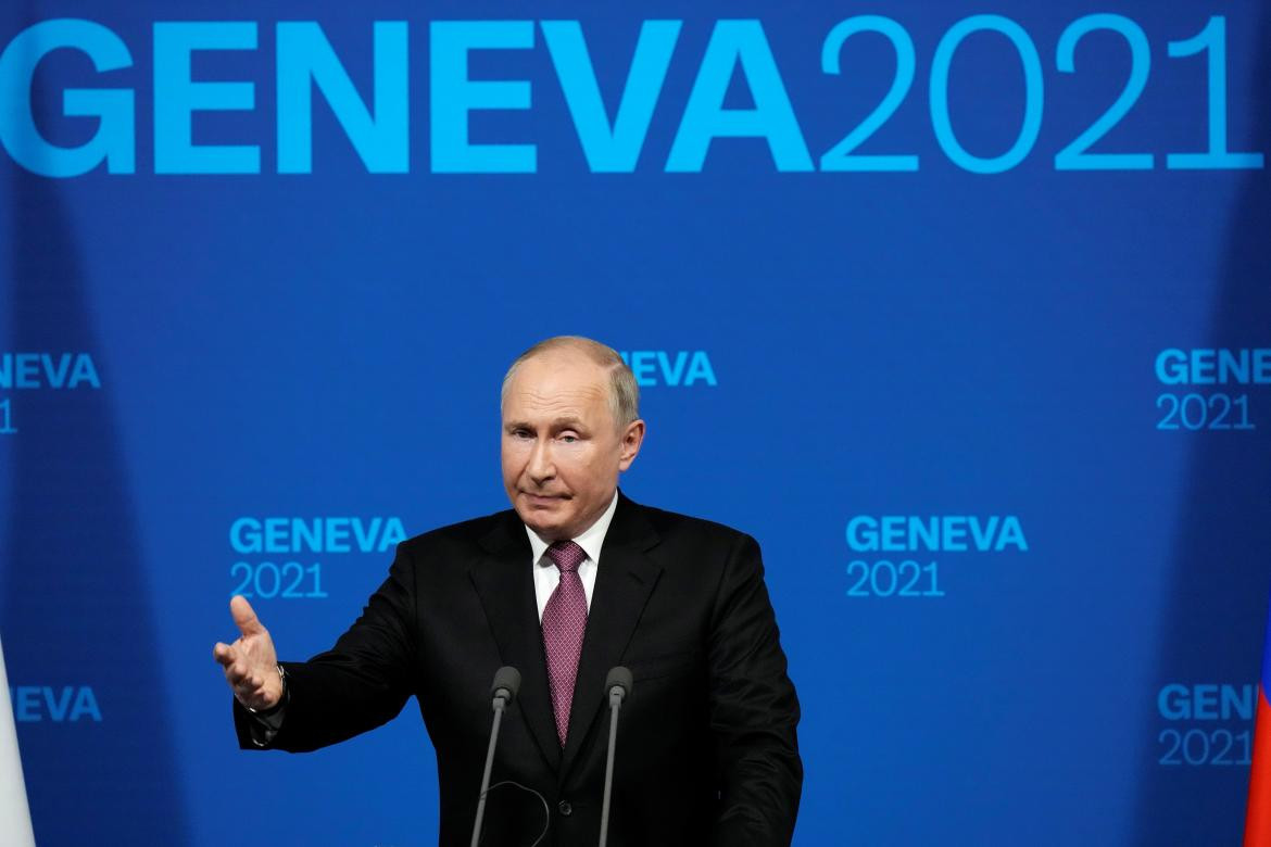 Conferencia de prensa de Vladimir Putin tras reunión con Biden, REUTERS