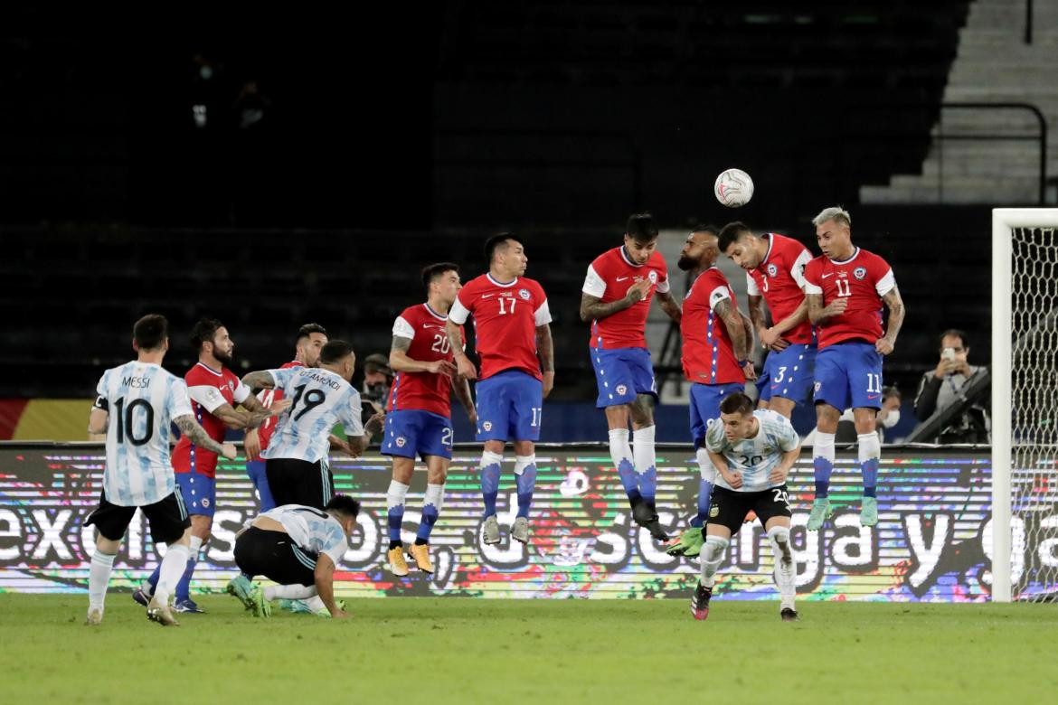 Chile vs argentina, Copa América, NA