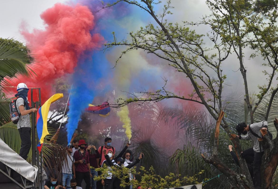 Protestas en Colombia, Lunes 21 de junio, EFE.