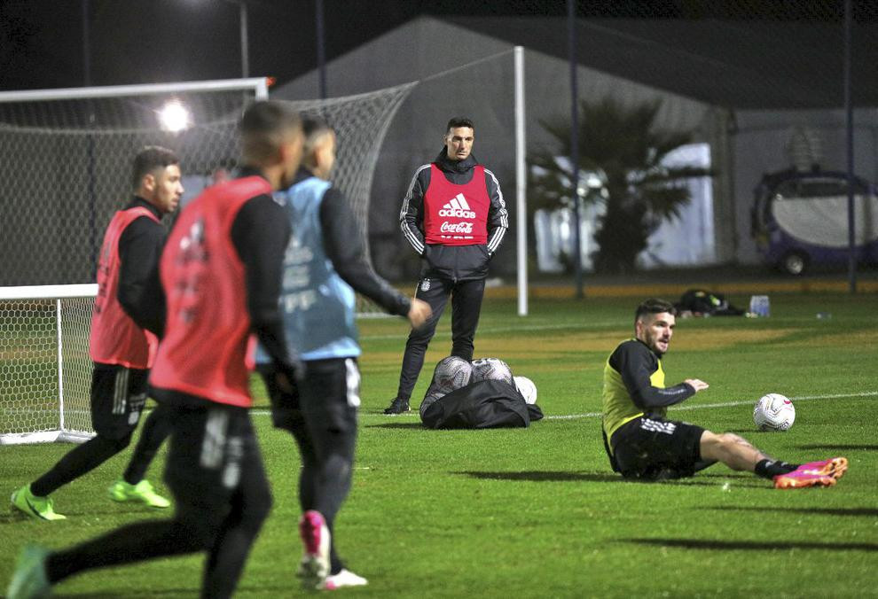 Selección Argentina, entrenamientos, NA