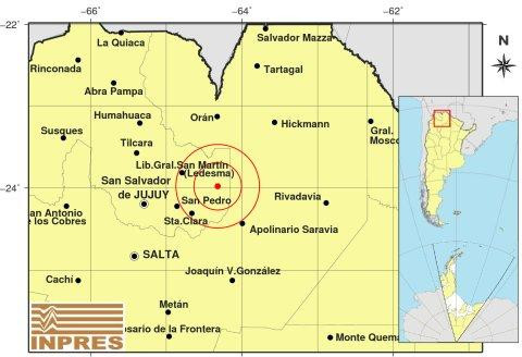 Sismo en Jujuy, INPRES