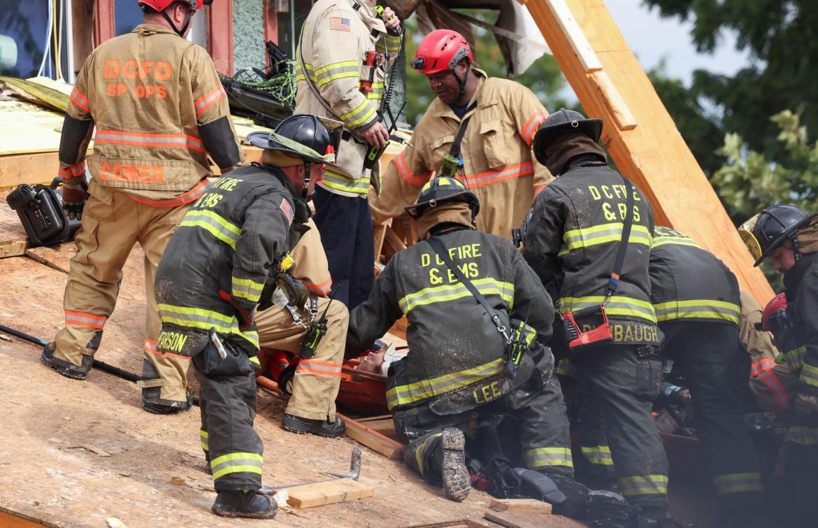 Derrumbe de un edificio en Washington