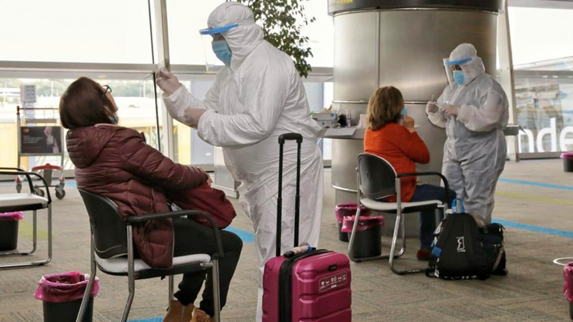 Controles en el Aeropuerto de Ezeiza