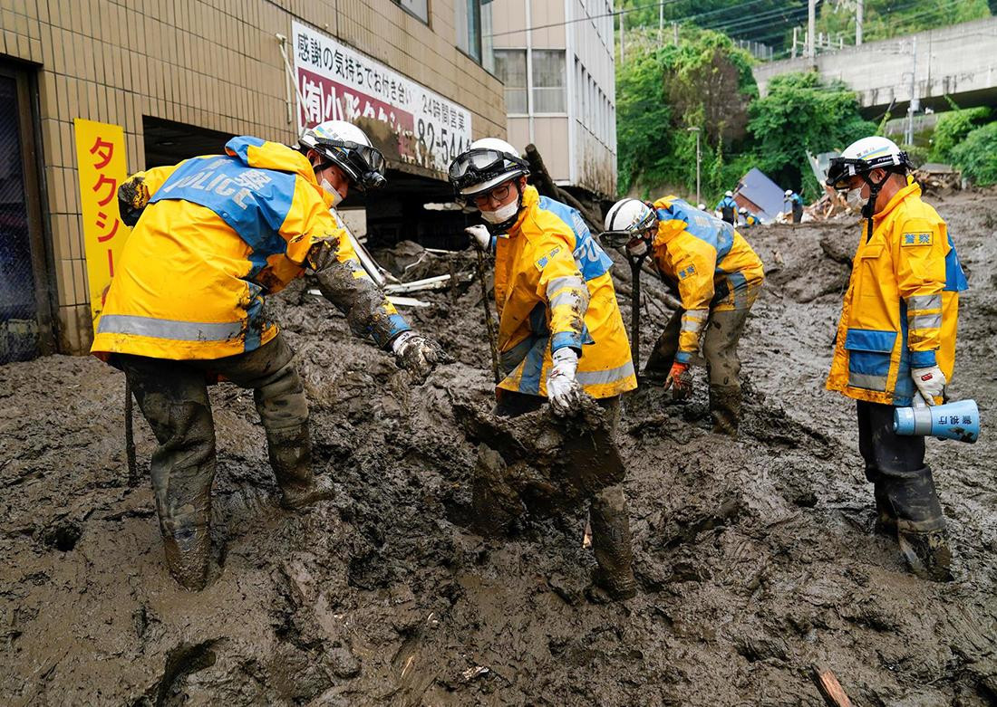 Alud en Japón, Foto EFE