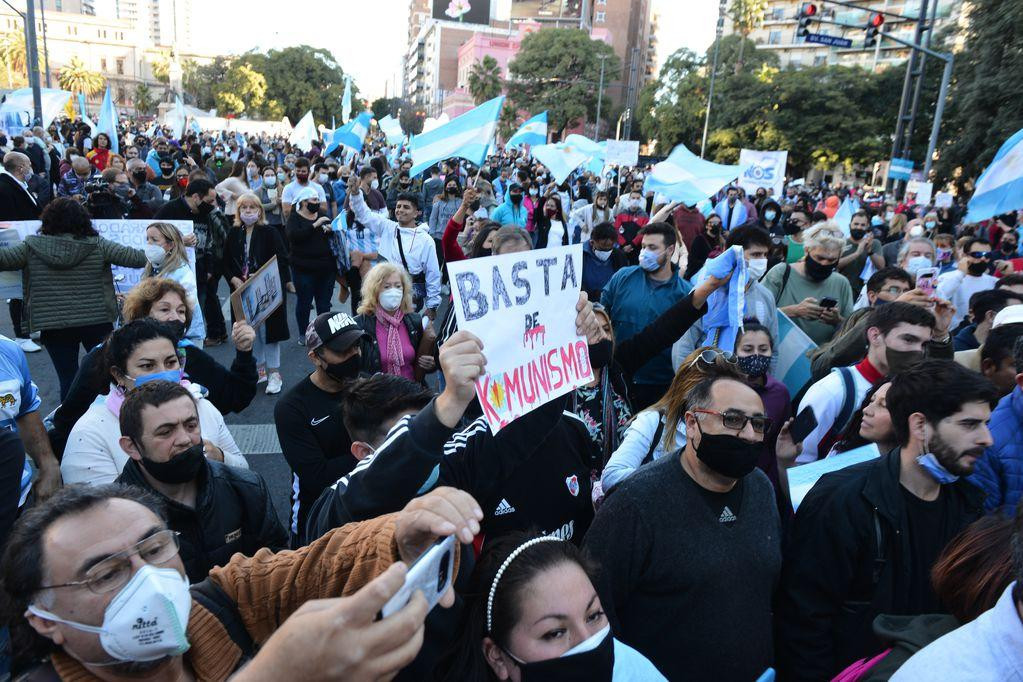 Manifestación contra el Gobierno en Córdoba, La Voz