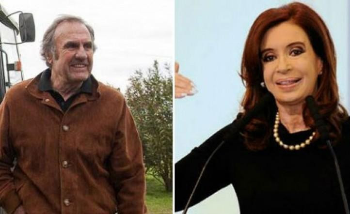 Carlos Reutemann y Cristina Fernández de Kirchner