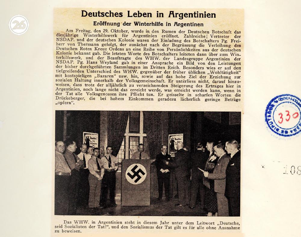 Actividades del Partido Nazi en Argentina, Revista Der Trommler, Archivo histórico Congreso de la Nación, Argentina.