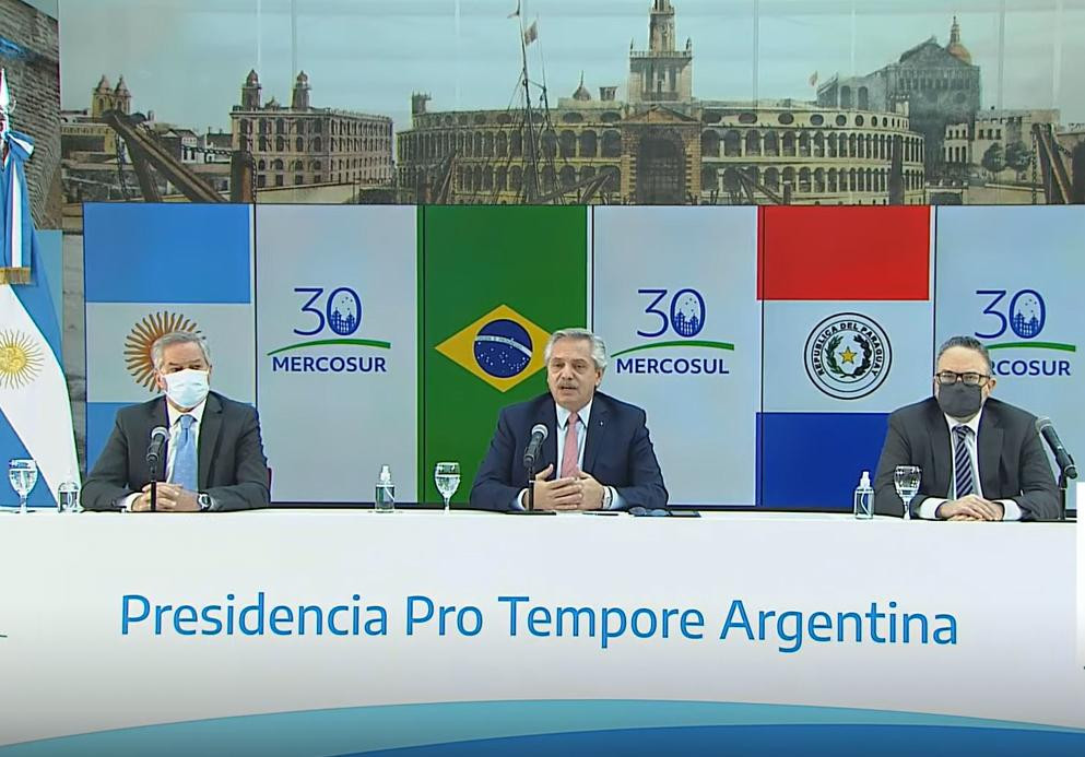 Alberto Fernández, presidente de Argentina, conferencia, Mercosur	