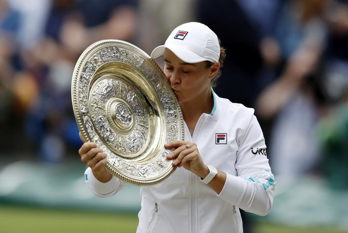 Ashleigh Barty campeona de Wimbledon, REUTERS