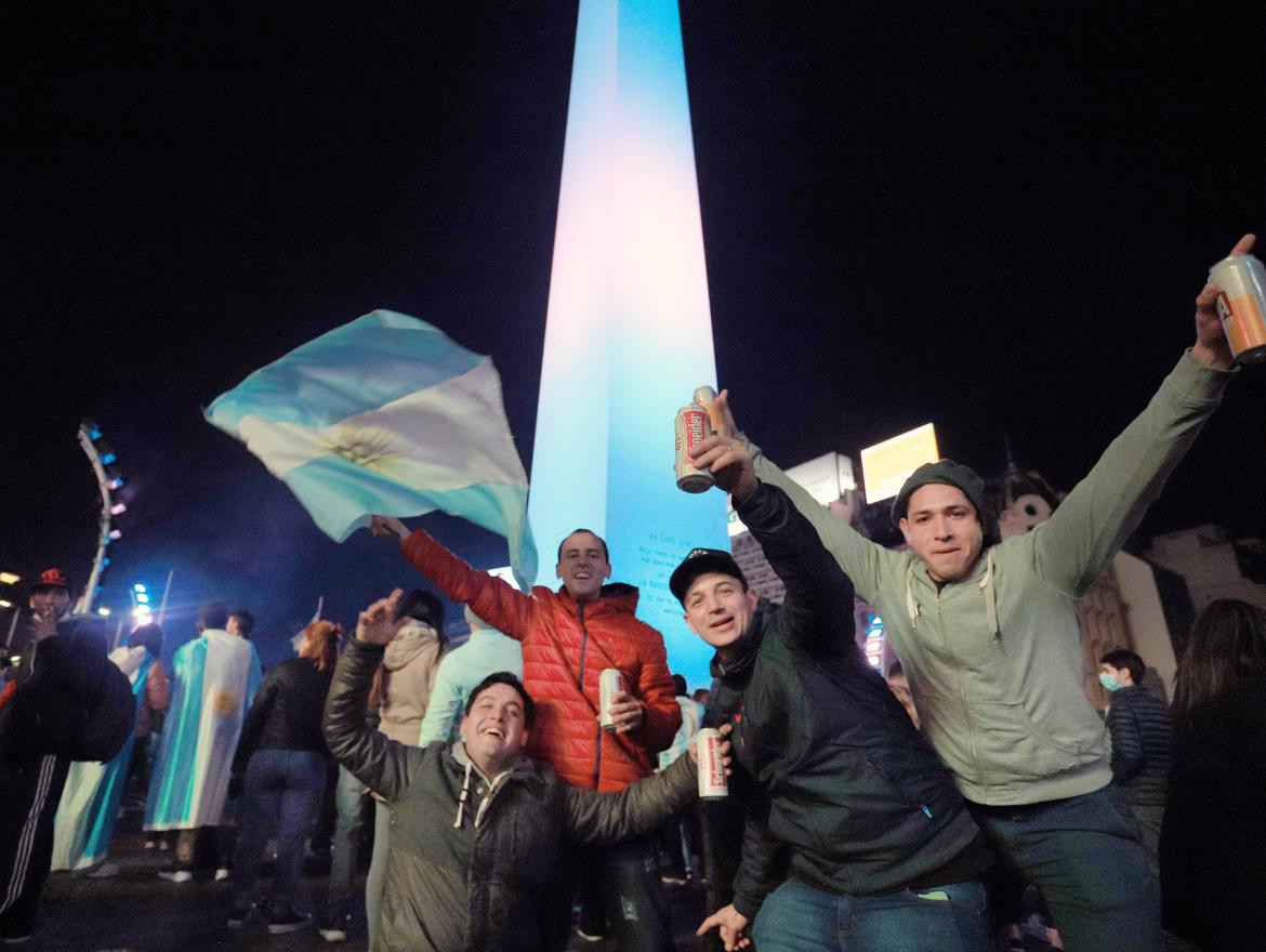 Festejos en el Obelisco, Copa América, Reuters