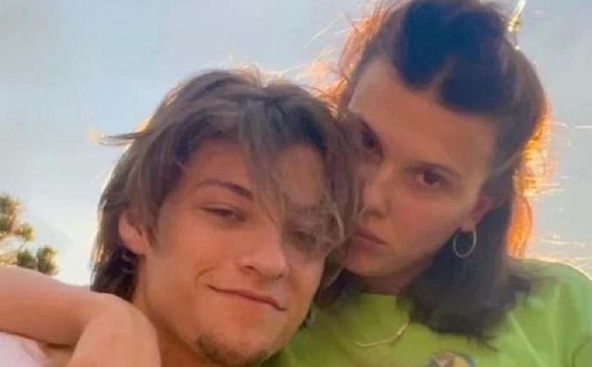 Millie Bobby Brown junto a su novio, Instagram