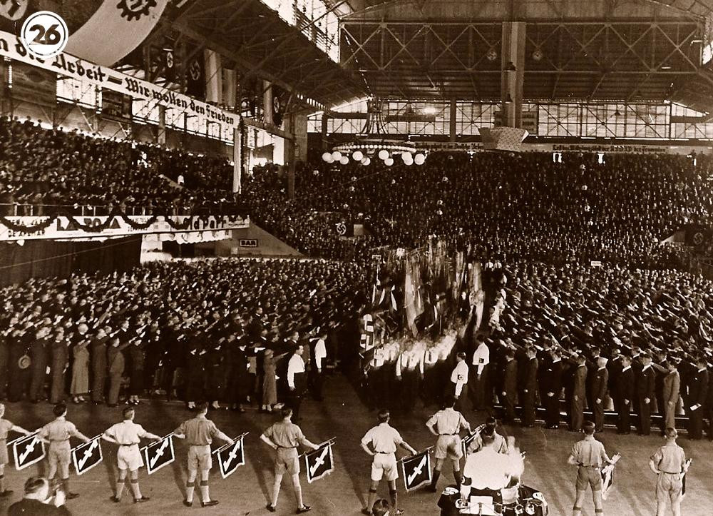 Los fantasmas del acto nazi en el Luna Park de Buenos Aires en 1938