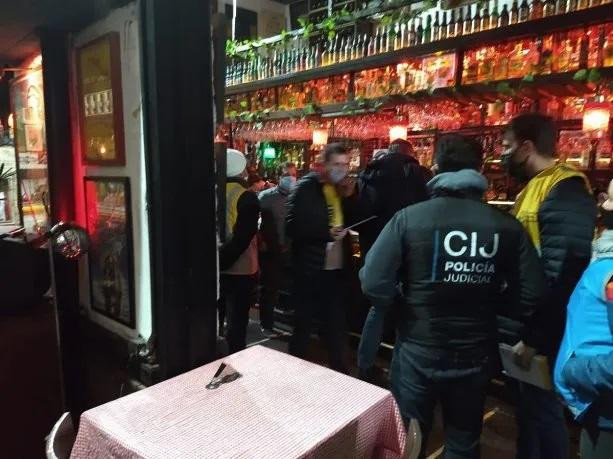 Clausuran fiesta clandestina, CIJ, Policía Judicial