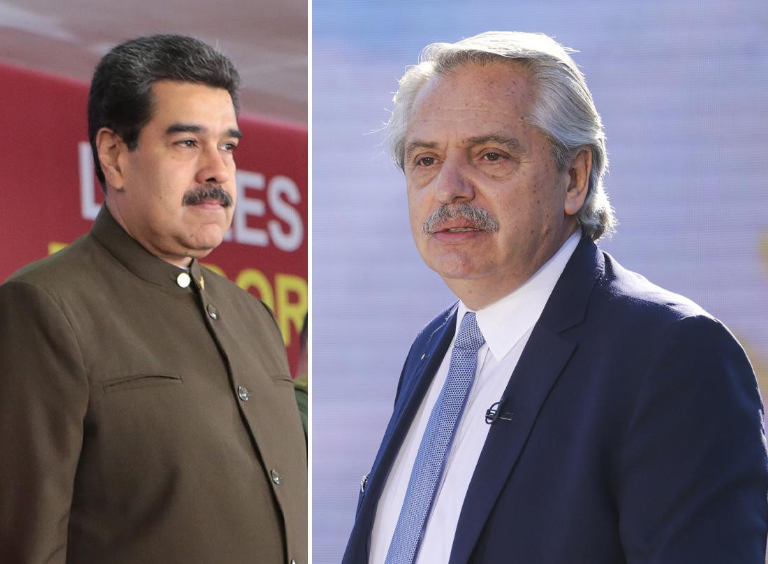 Nicolás Maduro y Alberto Fernández, Venezuela y Argentina, Fotos NA