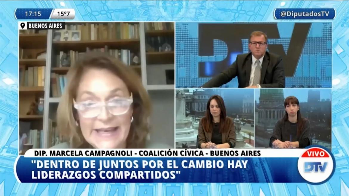 Marcela Campagnoli, de la Coalición Cívica	