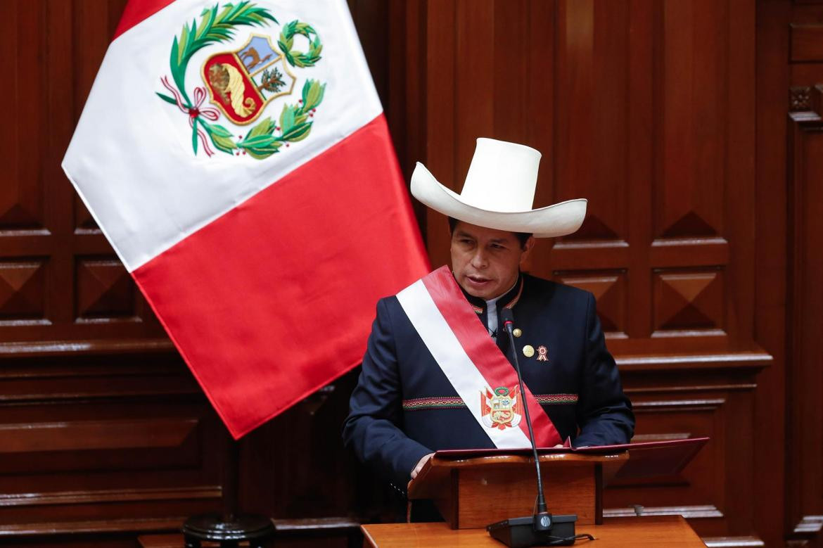 Asunción de Pedro Castillo en Perú, AGENCIA EFE