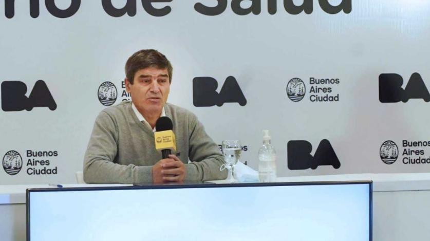 Fernán Quirós, ministro de Salud de la Ciudad, NA