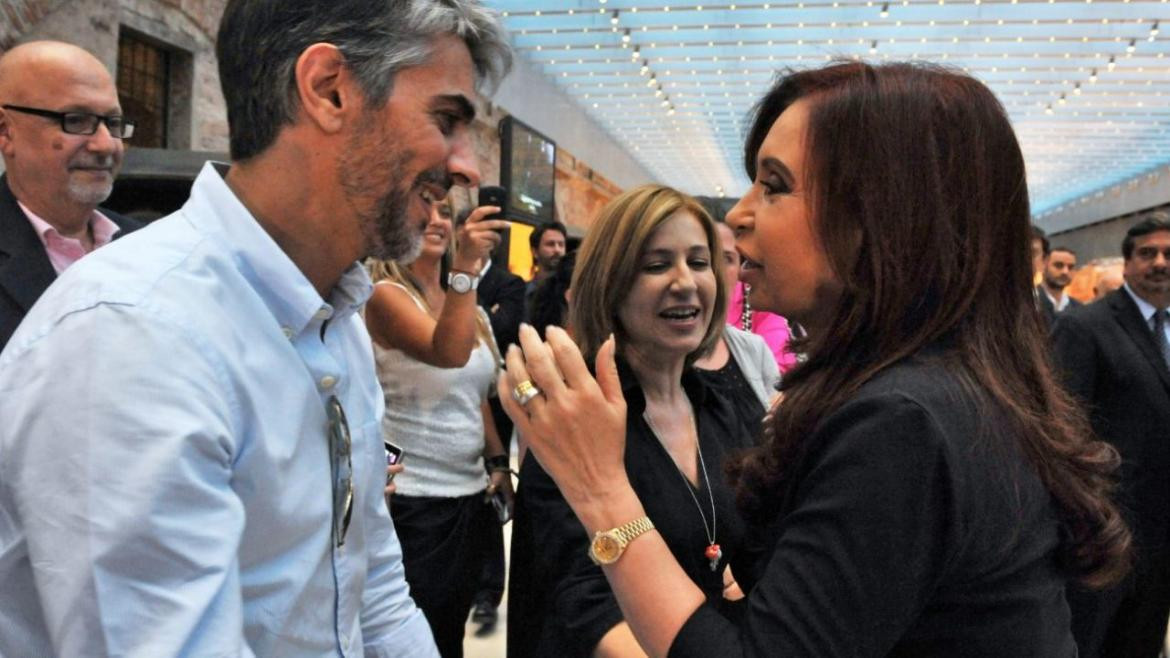 Pablo Echarri junto a Cristina Kirchner