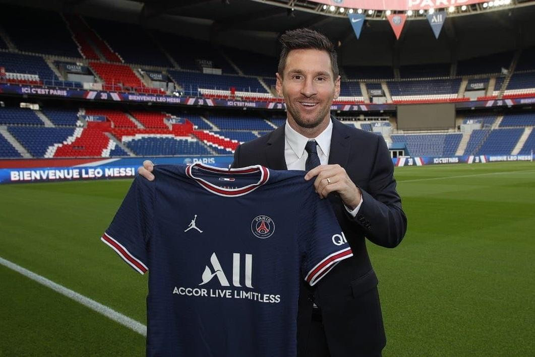 Primera imagen de Messi con la camiseta del PSG