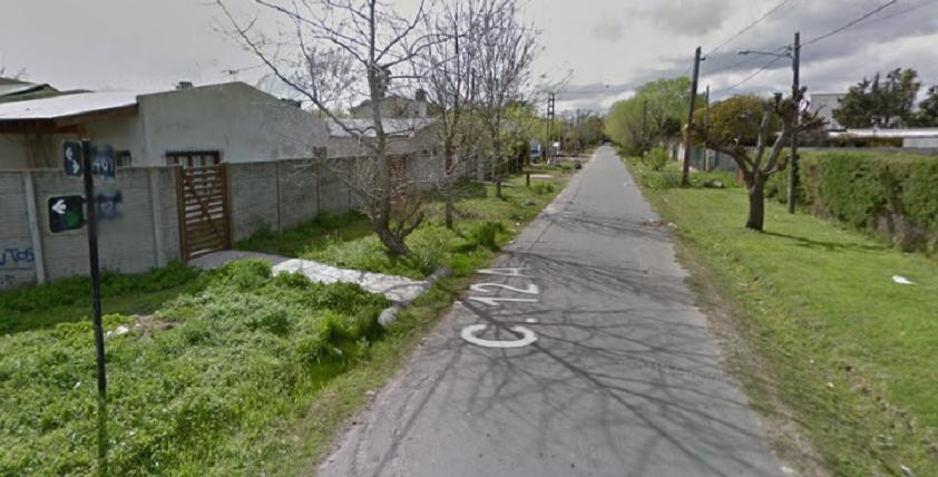 Lugar de la entradera en City Bell, Google Maps