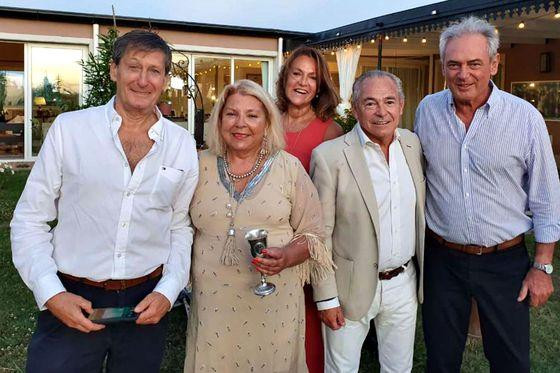 Festejo de cumpleaños de Elisa Carrió durante la cuarentena