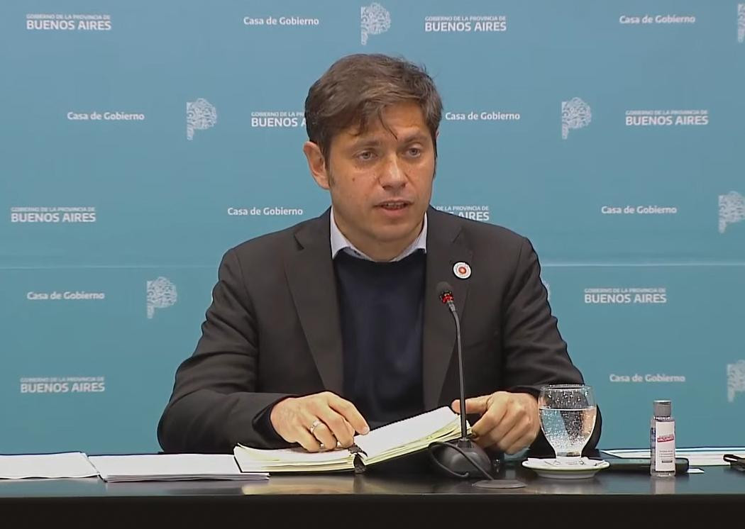 Axel Kicillof, gobernador de la provincia de Buenos Aires