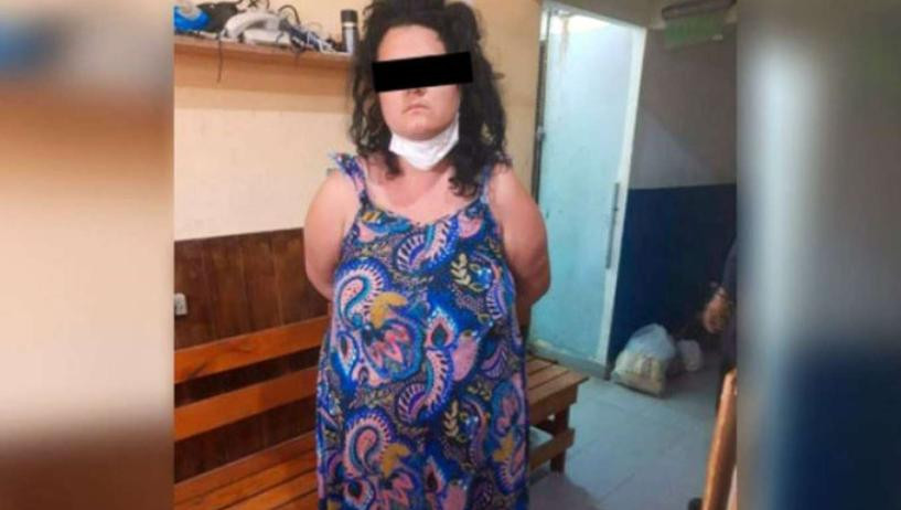 Mujer que asesinó a su hijo, foto Pilar de Todos