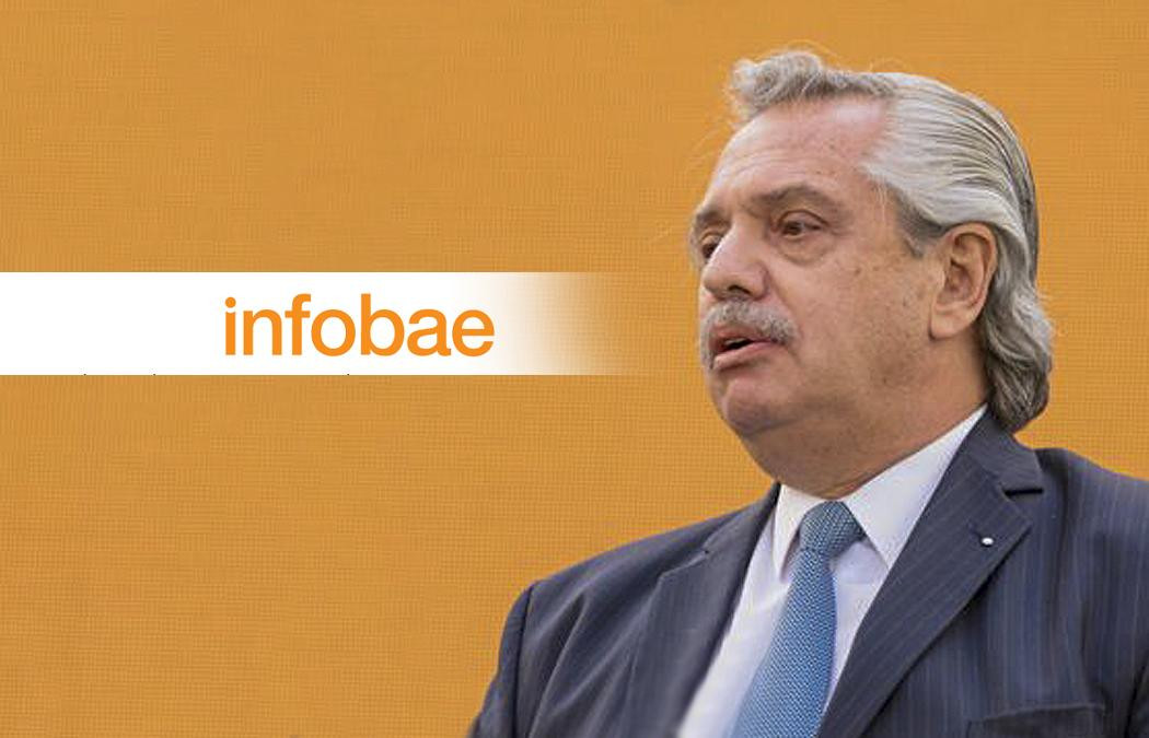 Alberto Fernández, presidente de Argentina, Infobae