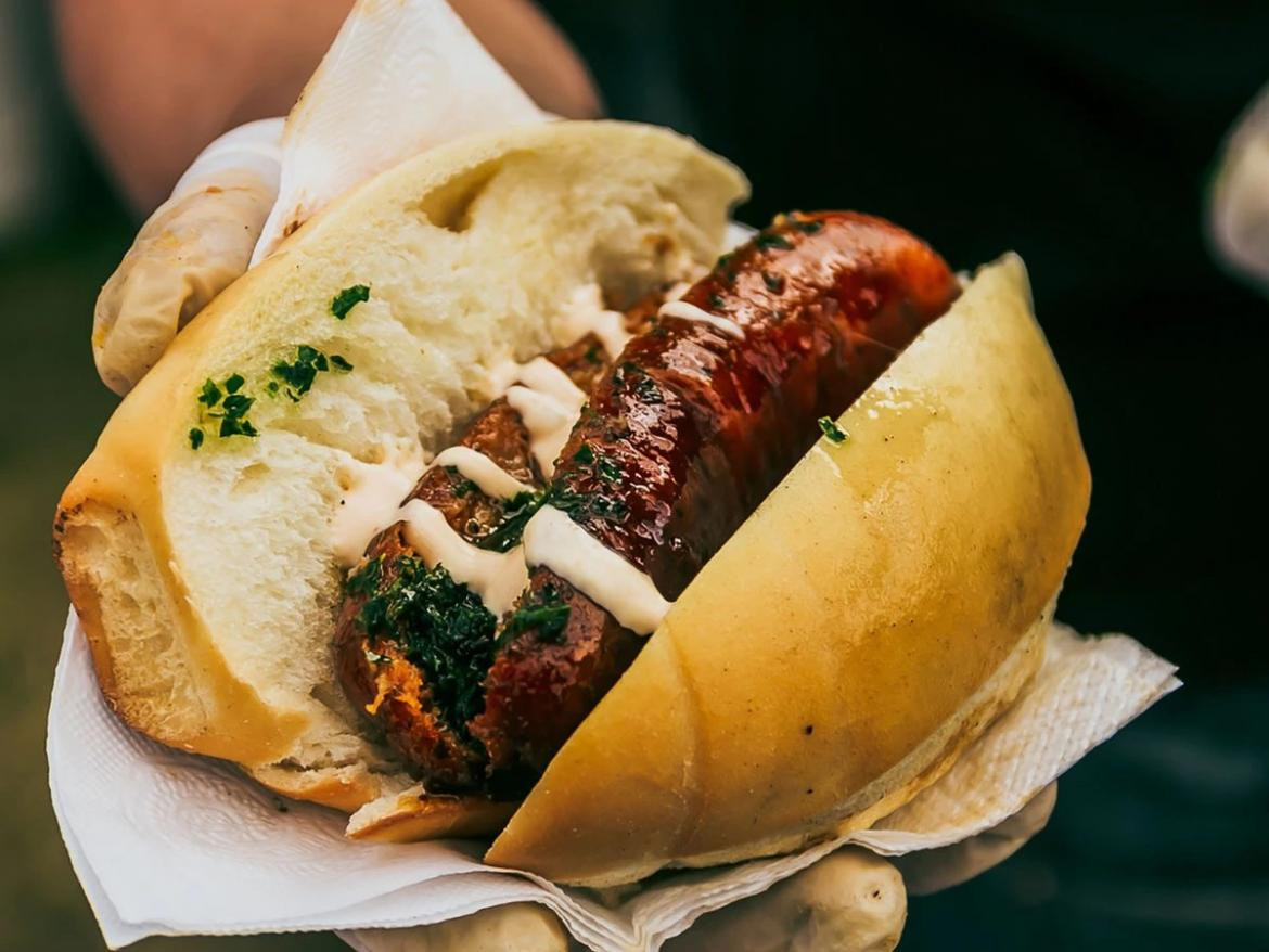 Choripan, sándwich argentino