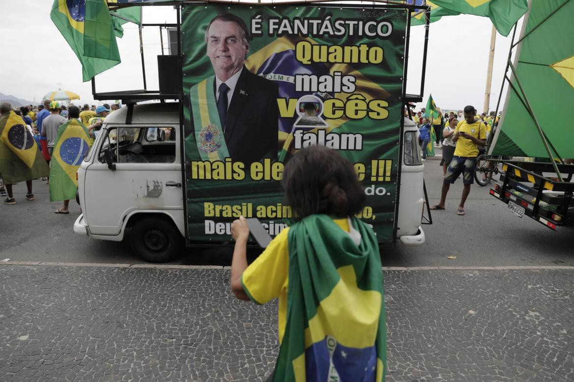 Marcha a favor de Jair Bolsonaro, Brasil, EFE