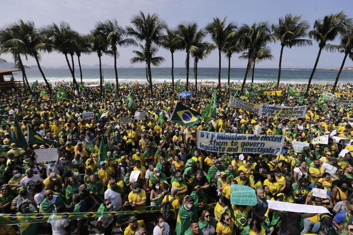 Marcha a favor de Jair Bolsonaro, Brasil, EFE