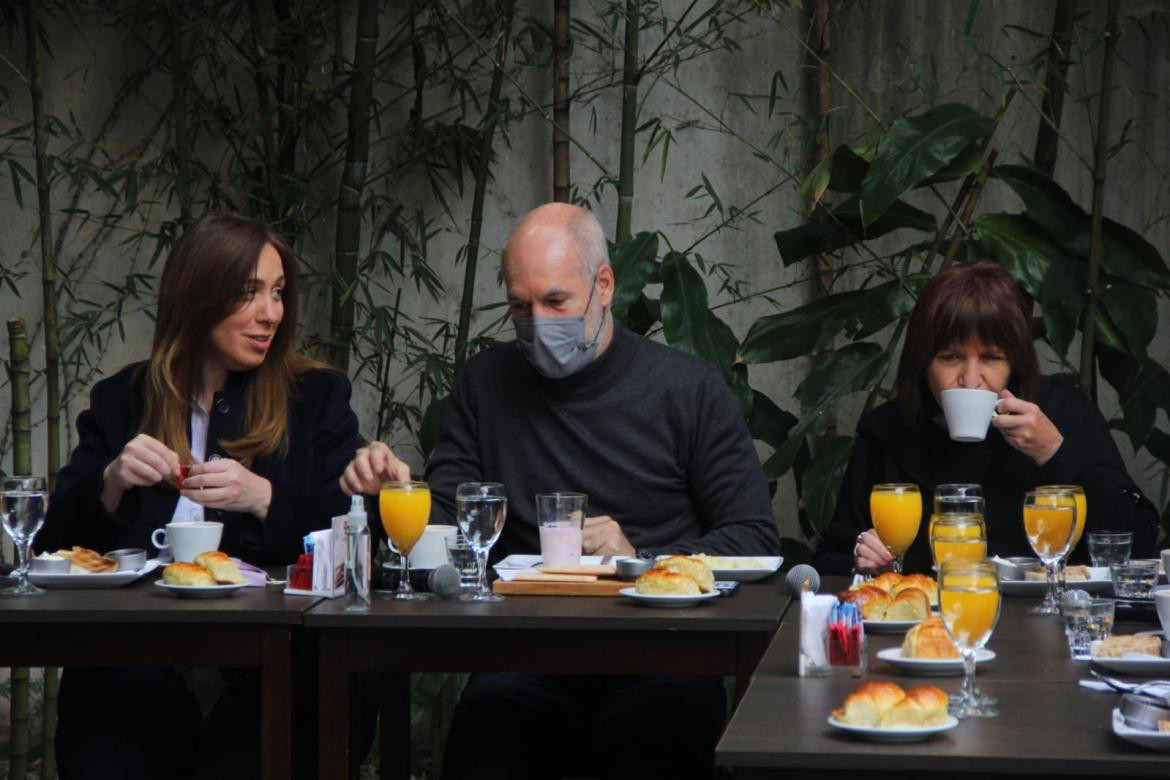 Desayuno precandidatos de Juntos por el Cambio, PASO 2021