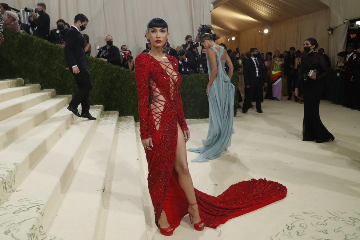 Megan Fox en la MET Gala, Reuters